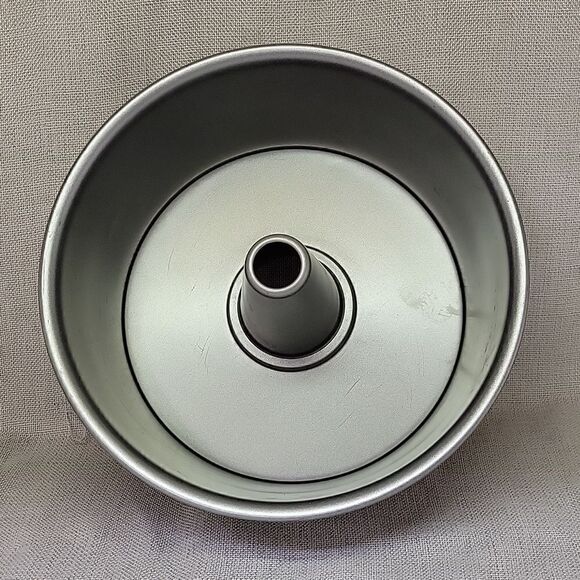 Angel Food Cake Pan Removable Center  10" Diameter Non Stick Two-Piece Pan - Picture 1 of 6